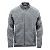 Mens Avalanche Zippered Fleece Jackets Granite Heather